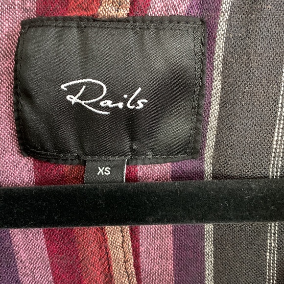 Rails Sloane Brava Stripe Top Blouse Size XS - Picture 10 of 12